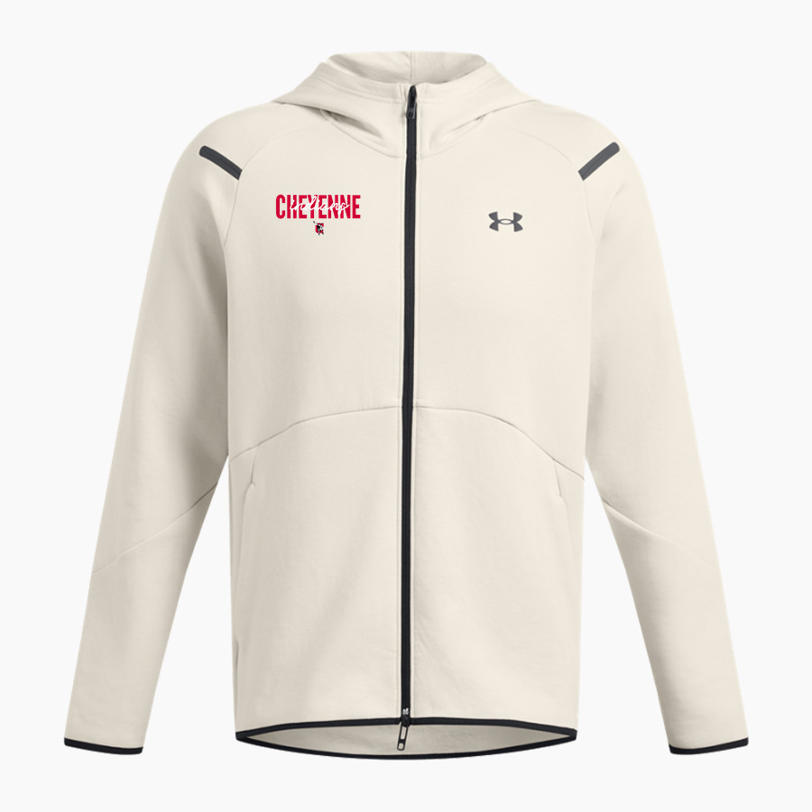 CHEYENNE CENTRAL HIGH SCHOOL INDIANS UA Men's Unstoppable Full-Zip Fleece Hoodie