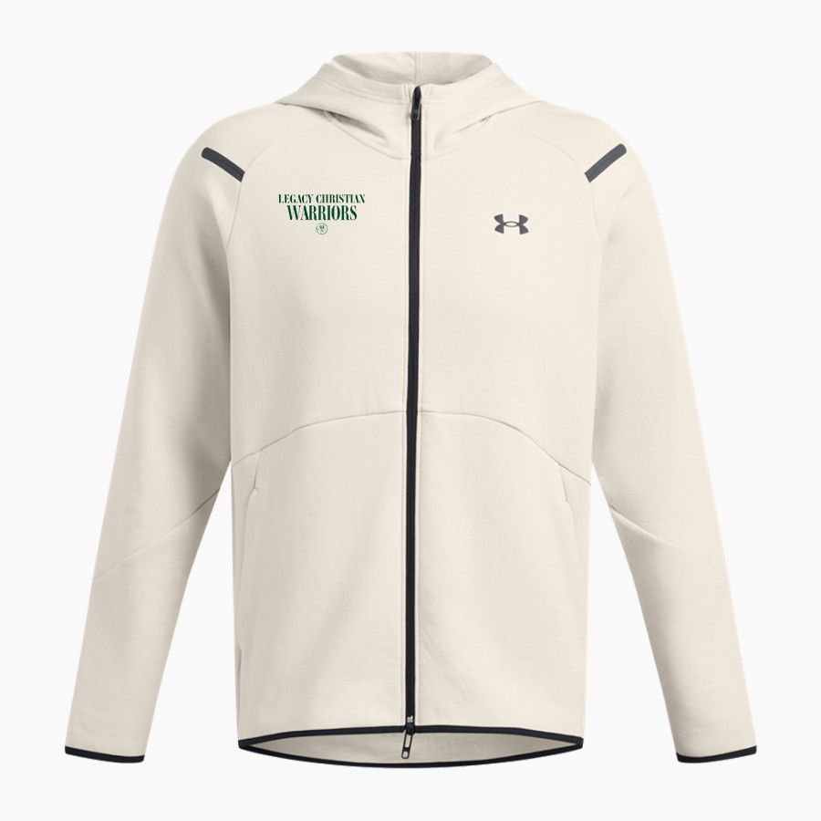 LEGACY CHRISTIAN WARRIORS UA Men's Unstoppable Full-Zip Fleece Hoodie