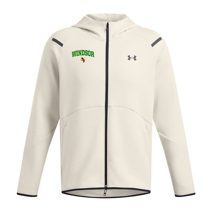 WINDSOR HIGH SCHOOL YELLOW JACKETS <span class="pdp-name-mascot">WINDSOR YELLOW JACKETS</span> UA Men's Unstoppable Full-Zip Fleece Hoodie