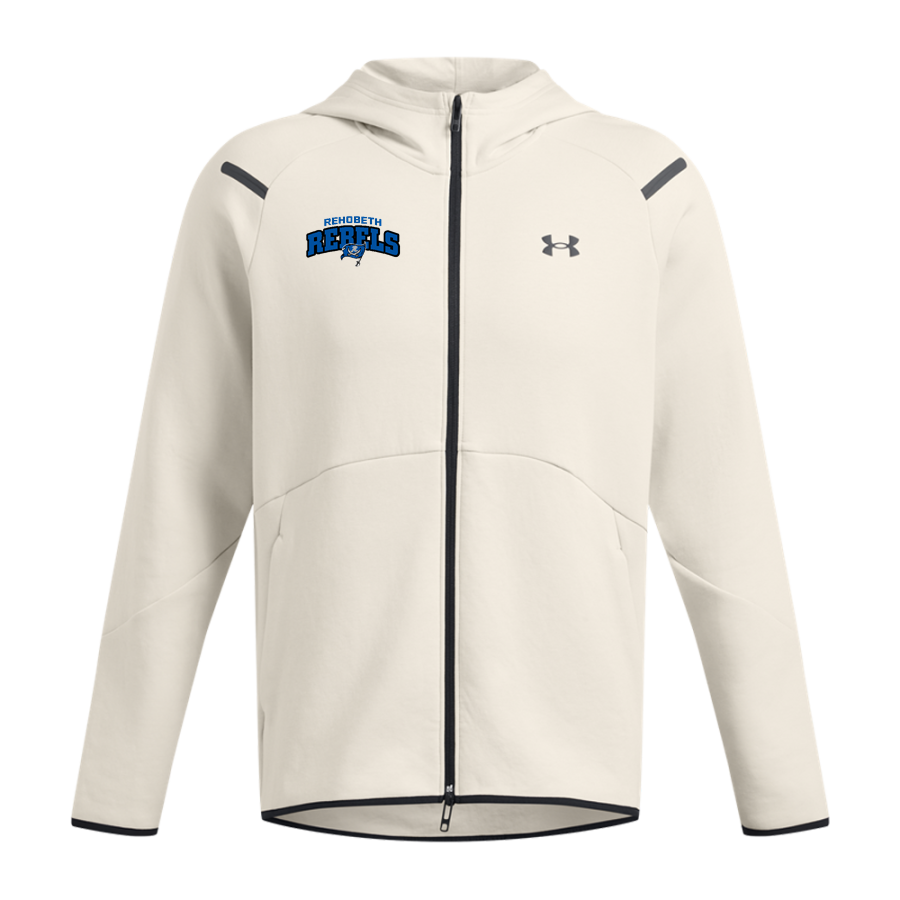 REHOBETH HIGH SCHOOL REBELS <span class="pdp-name-mascot">REHOBETH REBELS</span> UA Men's Unstoppable Full-Zip Fleece Hoodie