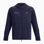 Moravian University Greyhounds UA Men's Unstoppable Full-Zip Fleece Hoodie Front Thumbnail