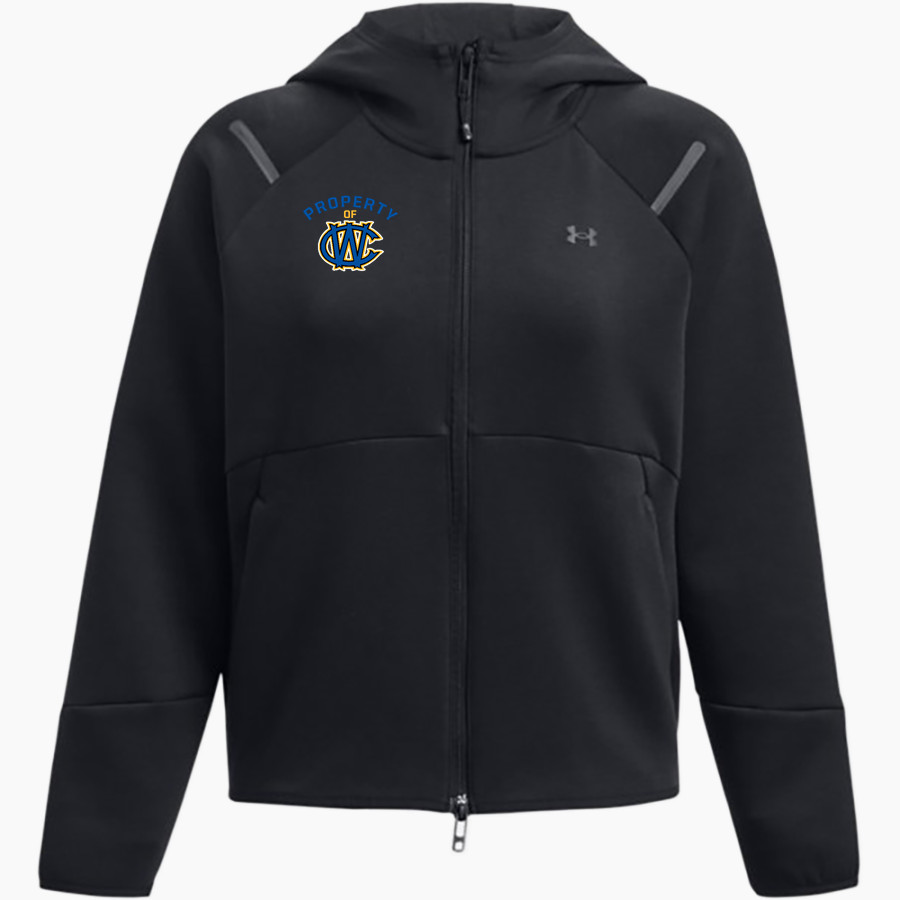 WEST PHILADELPHIA CATHOLIC HIGH SCHOOL BURRS UA Women's Unstoppable Full-Zip Fleece Hoodie