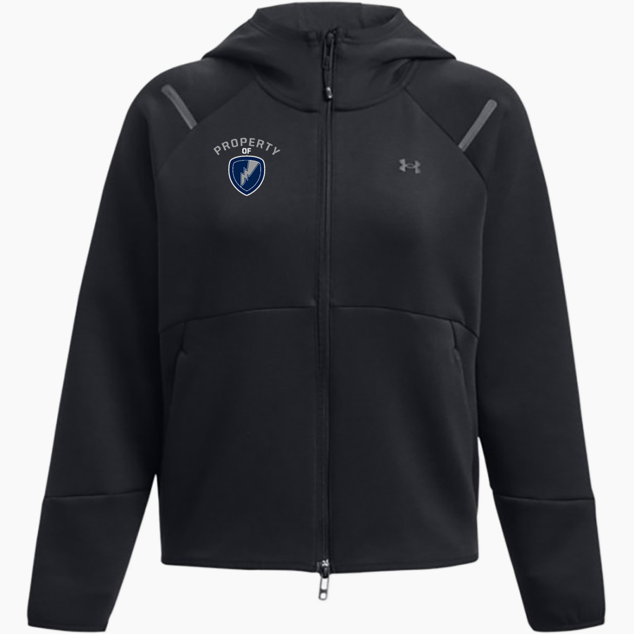 Manhattan Christian Thunder <span class="pdp-name-mascot">Manhattan Christian Thunder</span> UA Women's Unstoppable Full-Zip Fleece Hoodie