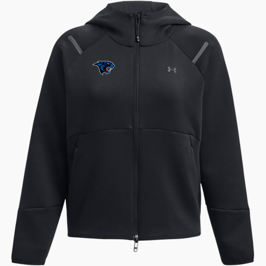 SALE CREEK Panthers Online Store <span class="pdp-name-mascot">SALE CREEK PANTHERS /LADY</span> UA Women's Unstoppable Full-Zip Fleece Hoodie