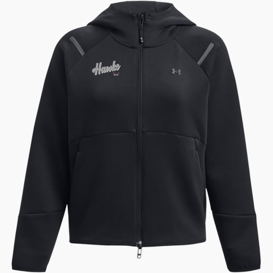 Living Hope Hawks UA Women's Unstoppable Full-Zip Fleece Hoodie