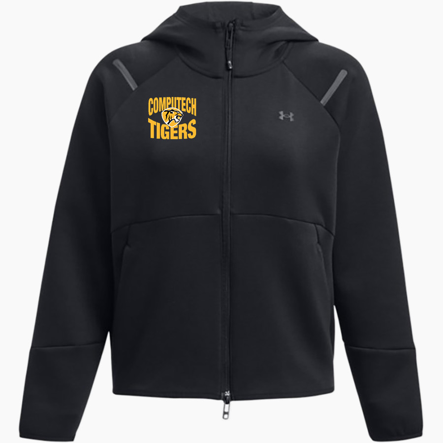 Computech Tigers <span class="pdp-name-mascot">Computech Middle School Tigers</span> UA Women's Unstoppable Full-Zip Fleece Hoodie