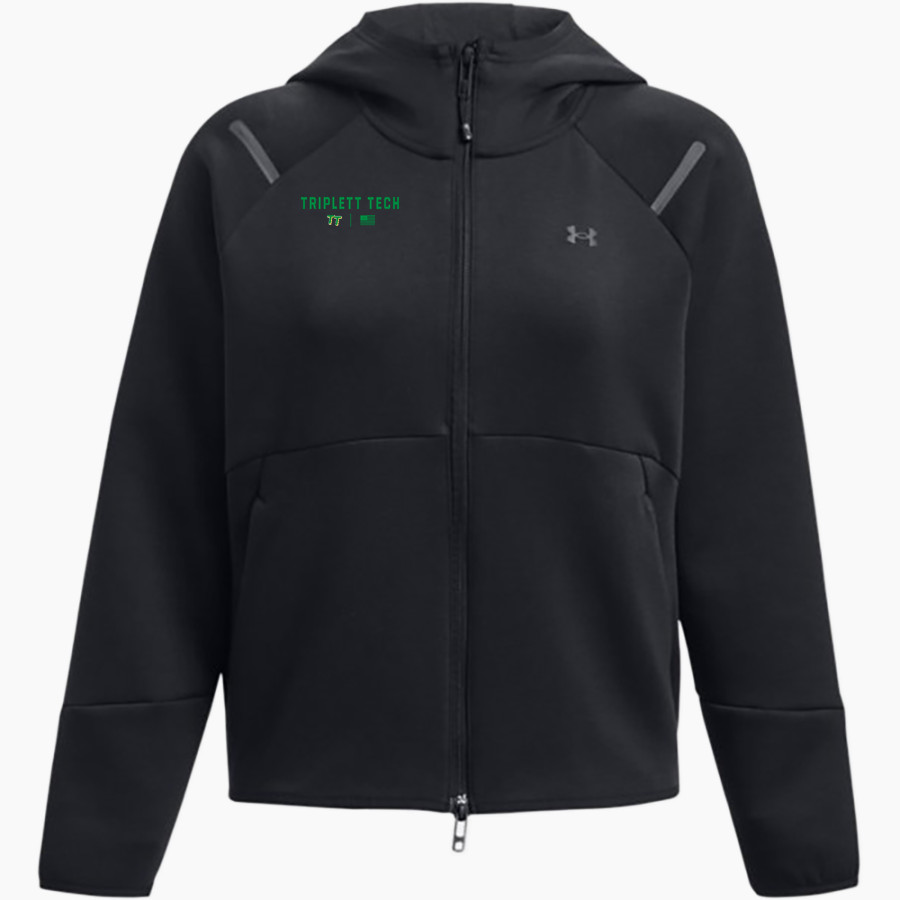 Triplett Tech <span class="pdp-name-mascot">Triplett Business and Technical Institute</span> UA Women's Unstoppable Full-Zip Fleece Hoodie