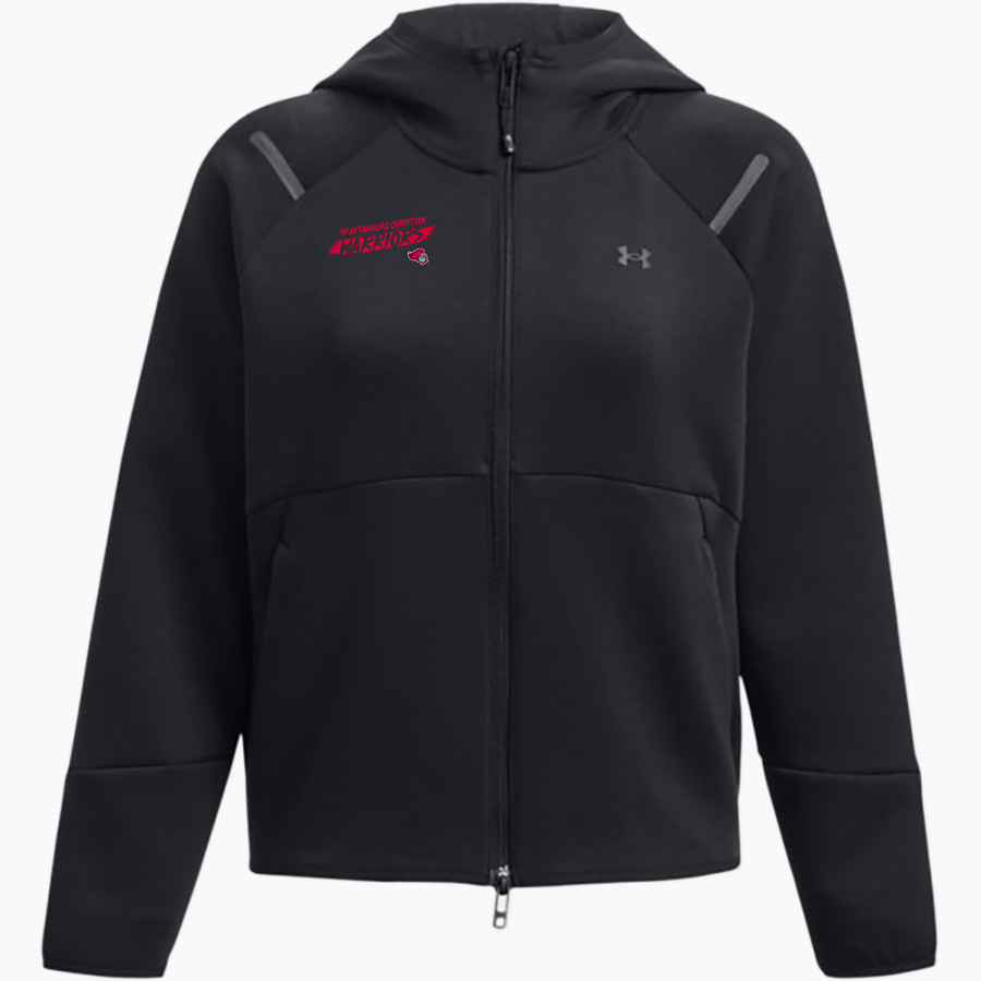 SPARTANBURG CHRISTIAN ACADEMY WARRIORS <span class="pdp-name-mascot">SPARTANBURG WARRIORS</span> UA Women's Unstoppable Full-Zip Fleece Hoodie