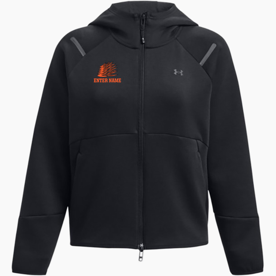 SPRINGTOWN HIGH SCHOOL PORCUPINES UA Women's Unstoppable Full-Zip Fleece Hoodie