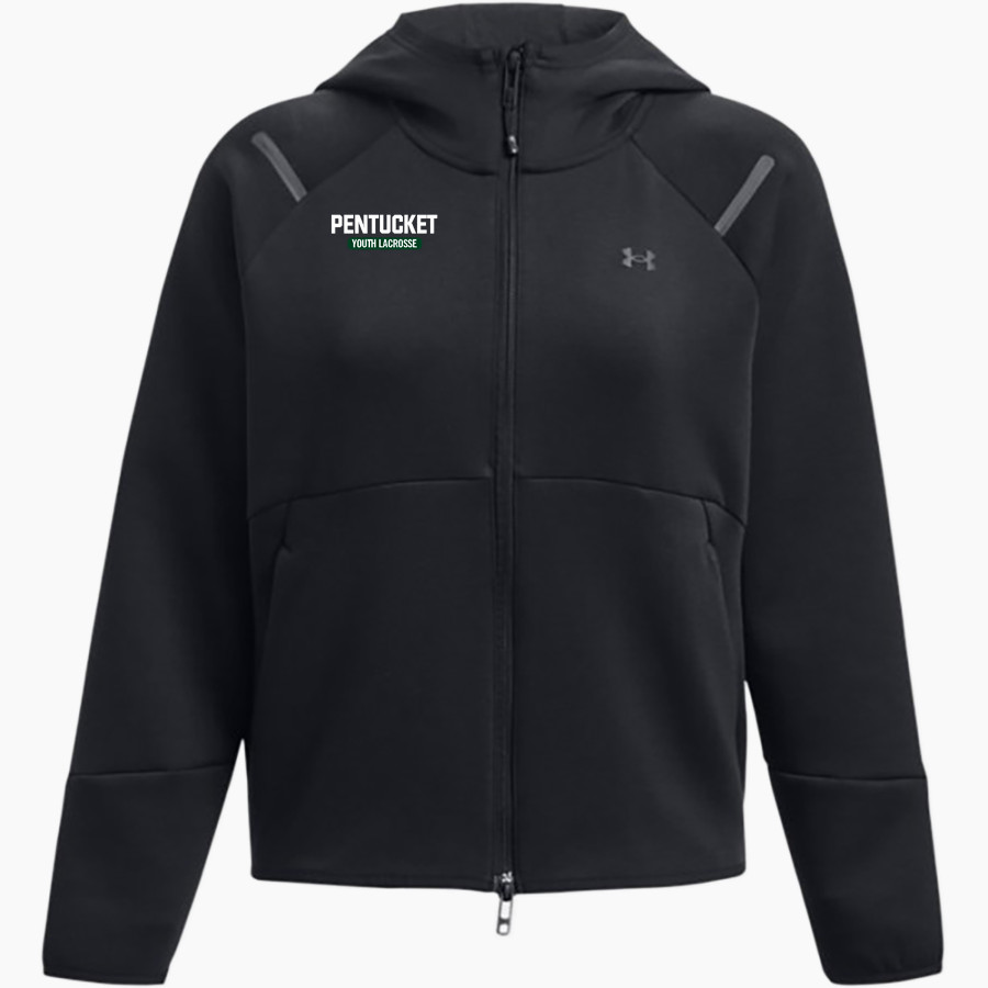 Pentucket Youth Lacrosse Pentucket <span class="pdp-name-mascot">Pentucket Youth Lacrosse</span> UA Women's Unstoppable Full-Zip Fleece Hoodie