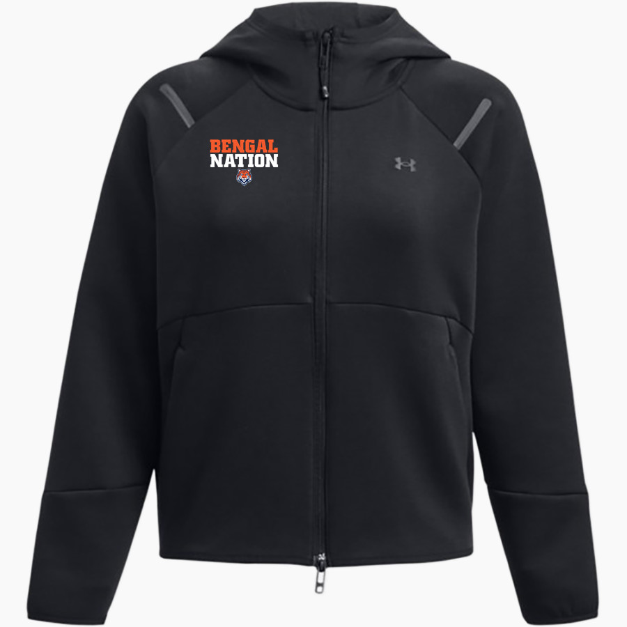 BRIGHTON HIGH SCHOOL BENGALS UA Women's Unstoppable Full-Zip Fleece Hoodie