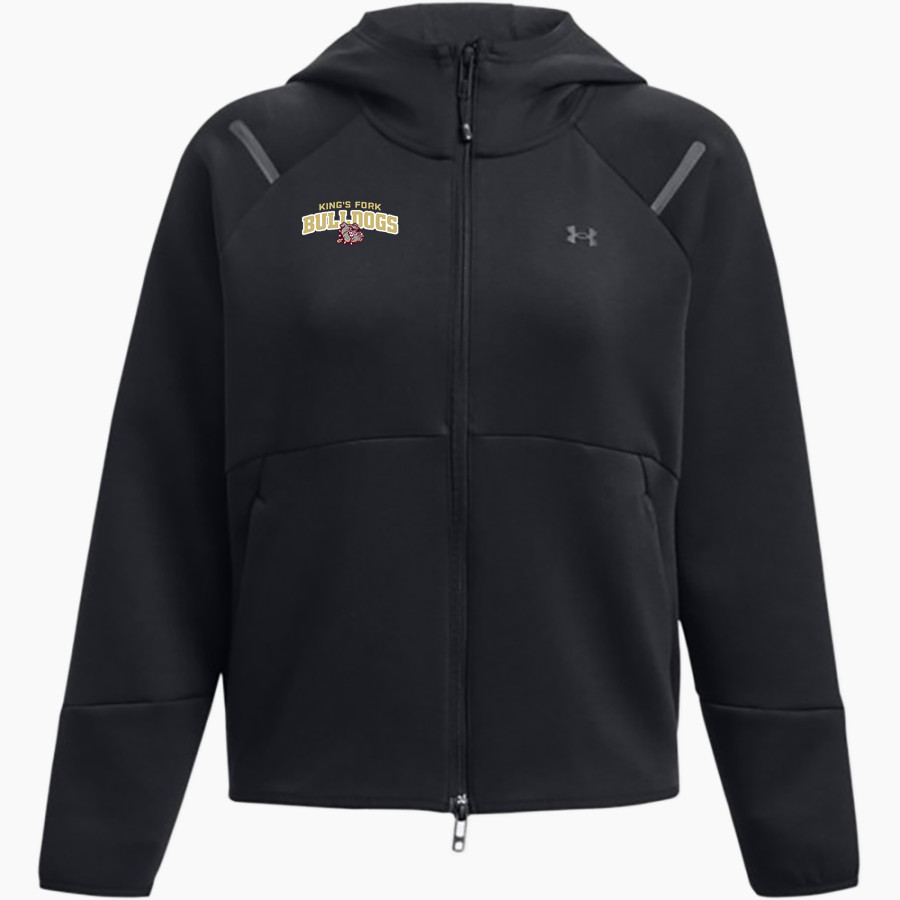 KING'S FORK HIGH SCHOOL BULLDOGS <span class="pdp-name-mascot">KINGS FORK BULLDOGS</span> UA Women's Unstoppable Full-Zip Fleece Hoodie