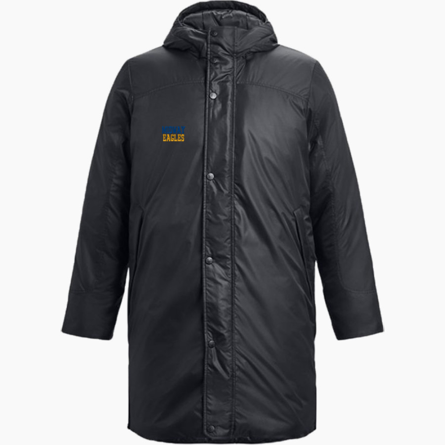 Midway Eagles Online Store <span class="pdp-name-mascot">Midway University Eagles</span> UA Men's Storm Insulated Bench Coat