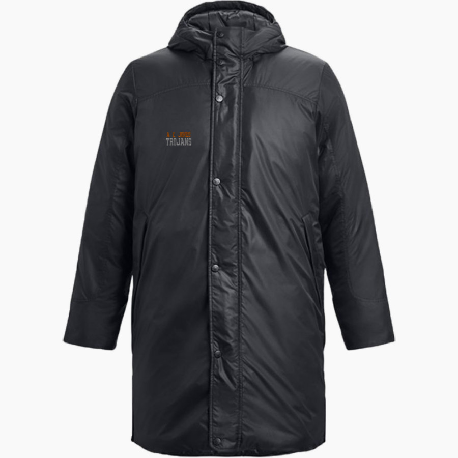 A C JONES HIGH SCHOOL TROJANS <span class="pdp-name-mascot">A C JONES TROJANS</span> UA Men's Storm Insulated Bench Coat