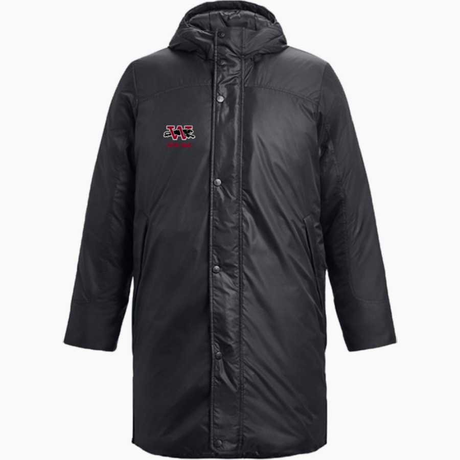 WILMOT UNION HIGH SCHOOL PANTHERS UA Men's Storm Insulated Bench Coat
