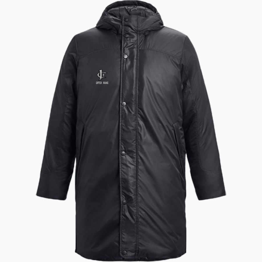 Jupiter Christian Eagles <span class="pdp-name-mascot">Jupiter Eagles</span> UA Men's Storm Insulated Bench Coat