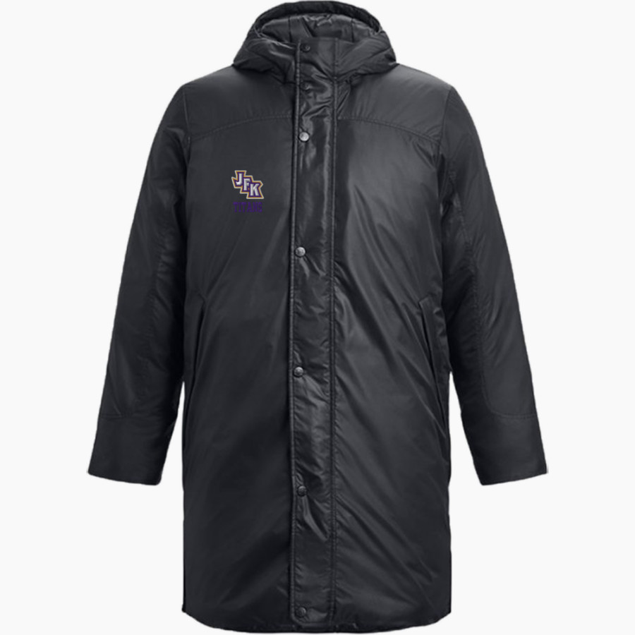 JOHN F KENNEDY HIGH SCHOOL TITANS <span class="pdp-name-mascot">JOHN F KENNEDY TITANS</span> UA Men's Storm Insulated Bench Coat