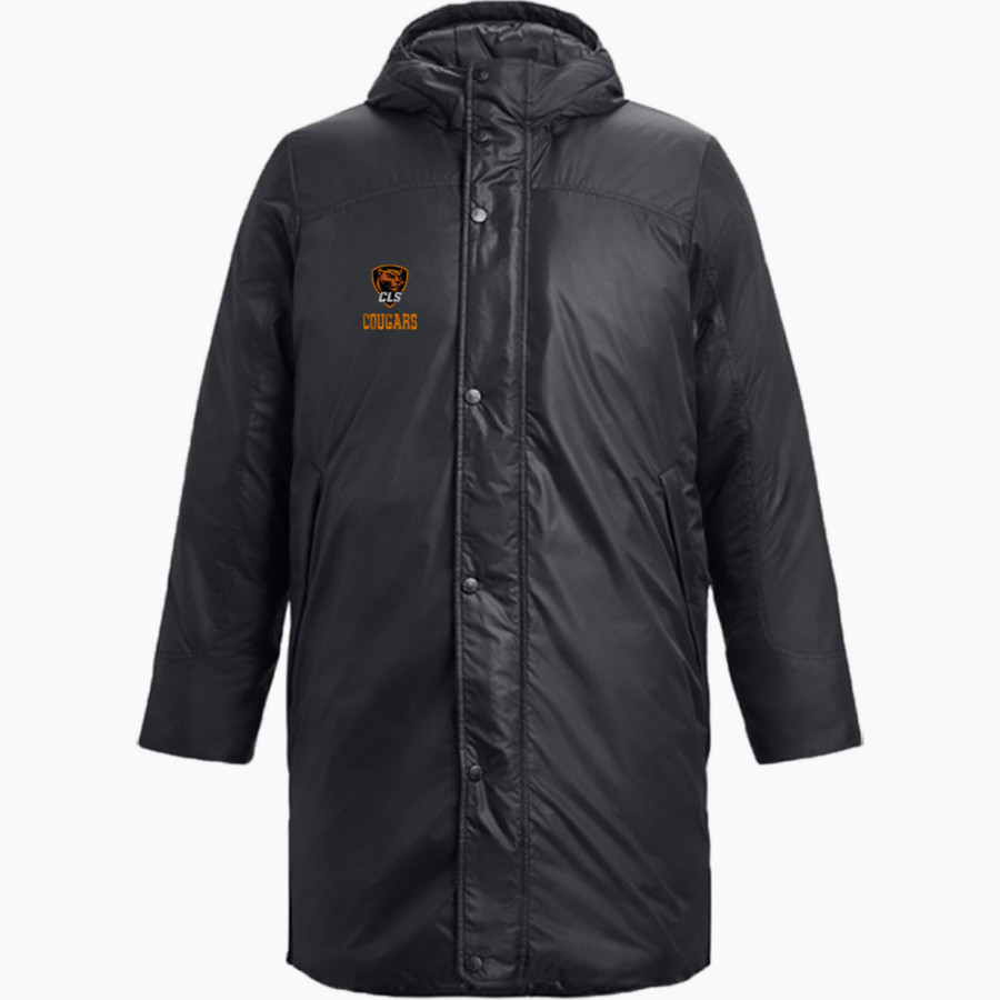 CHRIST LUTHERAN Cougars <span class="pdp-name-mascot">CHRIST LUTHERAN DAY SCHOOL Cougars</span> UA Men's Storm Insulated Bench Coat