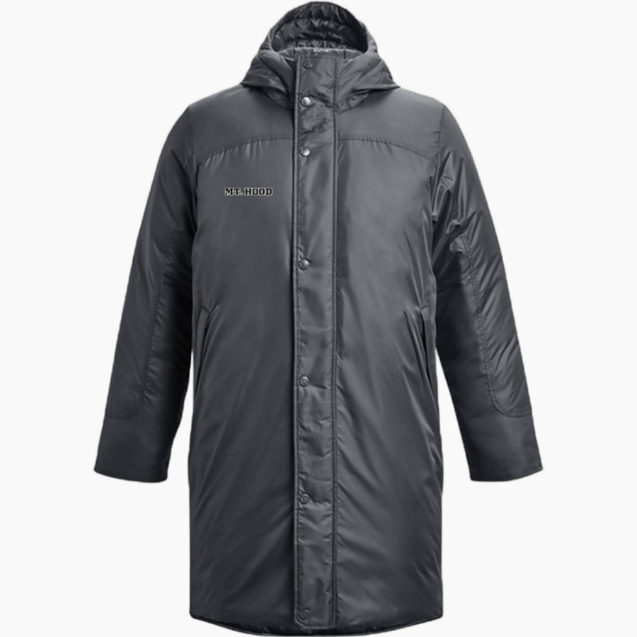 Mt. Hood Community College Mt. Hood Community C <span class="pdp-name-mascot">Mt. Hood Community College</span> UA Men's Storm Insulated Bench Coat