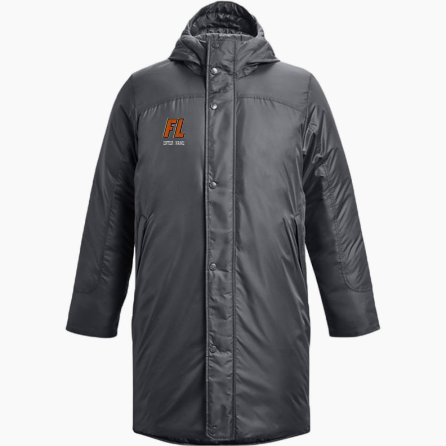 FORT LEE BRIDGEMEN ATHLETICS UA Men's Storm Insulated Bench Coat