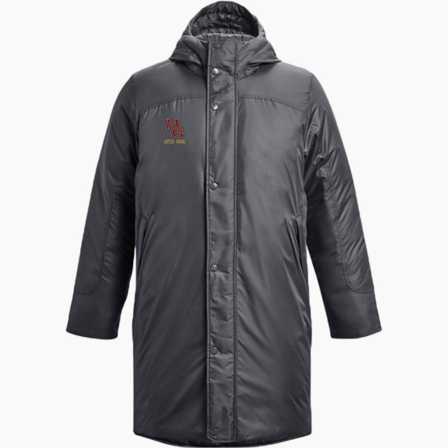 Maple Grove Crimson <span class="pdp-name-mascot">Maple Grove Crimson</span> UA Men's Storm Insulated Bench Coat