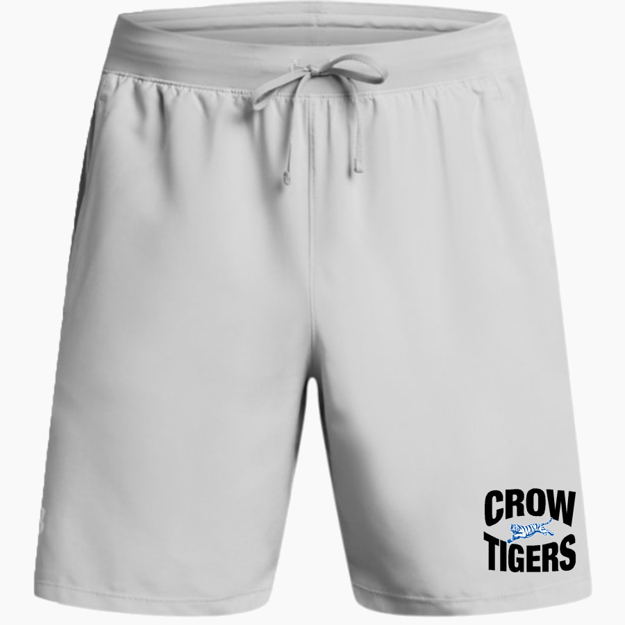 Crow Tigers <span class="pdp-name-mascot">Crow Middle School Tigers</span> UA Men's Launch 7" Unlined Short
