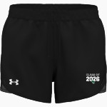 PINEDALE HIGH SCHOOL WRANGLERS UA Women's Fly By Unlined Short Front Thumbnail