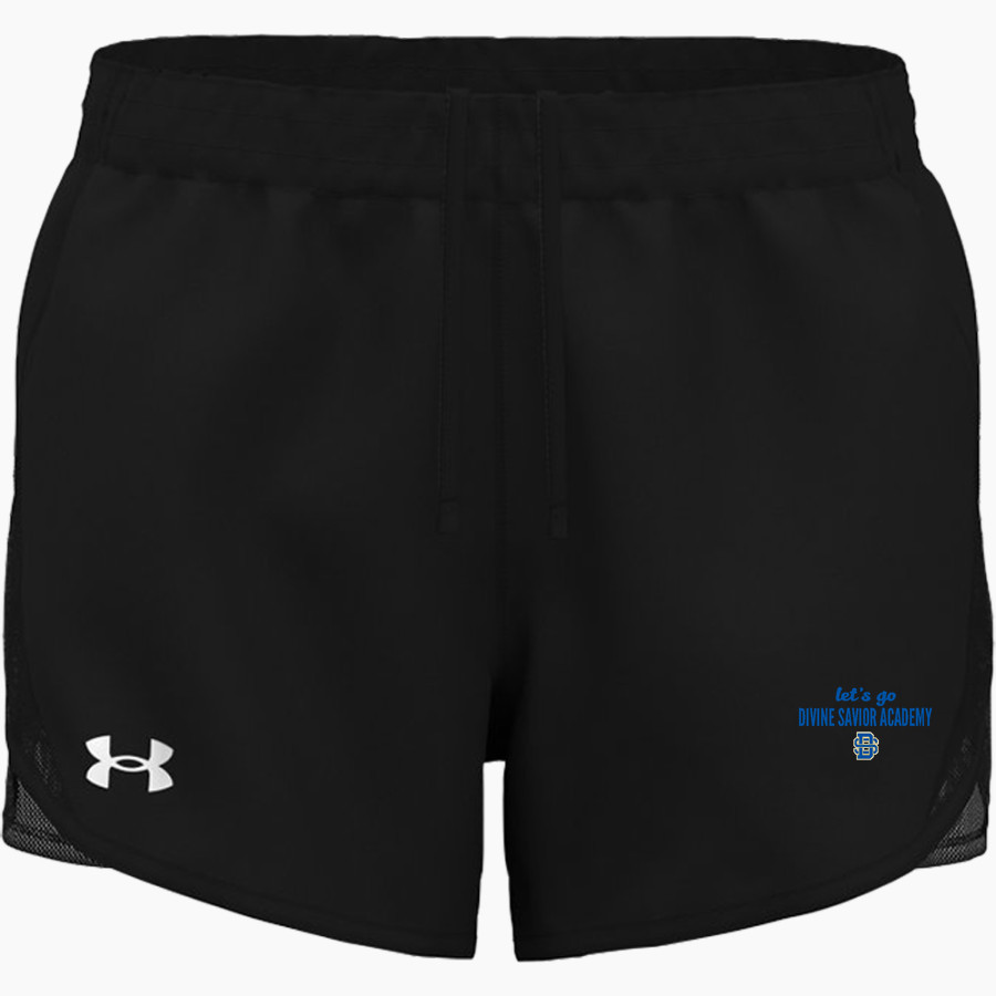 Divine Savior Academy Mustangs <span class="pdp-name-mascot">DSA Mustangs</span> UA Women's Fly By Unlined Short