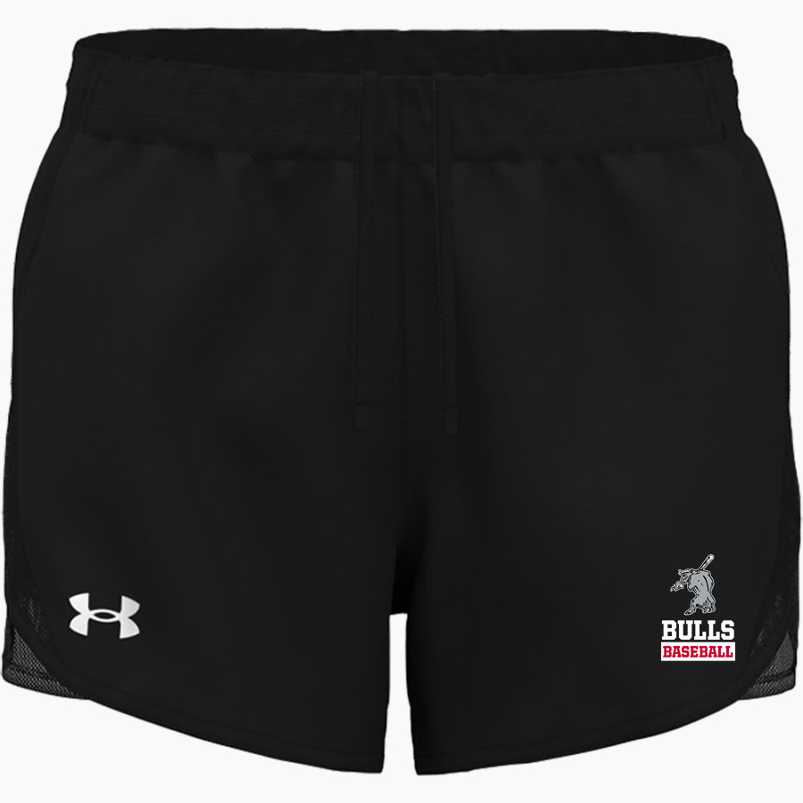 Indiana Bulls Baseball The Official Online Store UA Women's Fly By Unlined Short