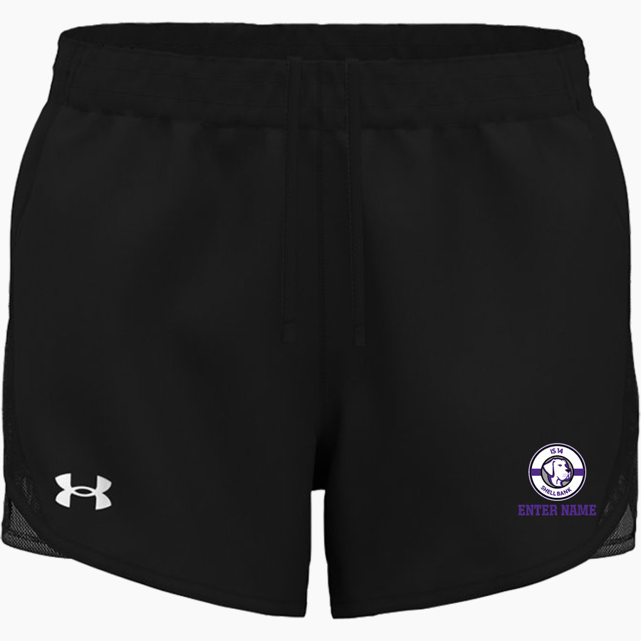 Shell Bank Brigade <span class="pdp-name-mascot">Shell Bank P771K@014 Labradors</span> UA Women's Fly By Unlined Short