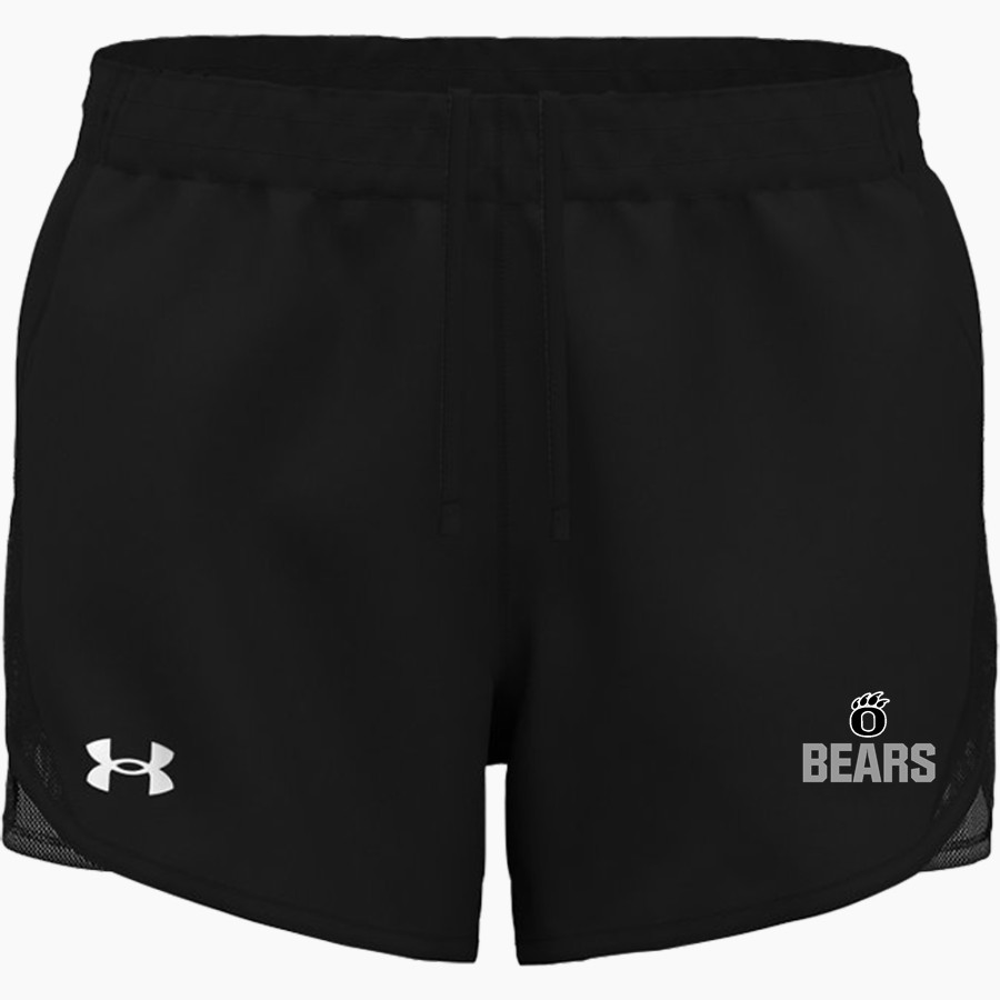 OAKDALE HIGH SCHOOL BEARS UA Women's Fly By Unlined Short