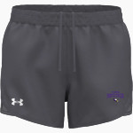 ALBION HIGH SCHOOL PURPLE EAGLES <span class="pdp-name-mascot">ALBION PURPLE EAGLES</span> UA Women's Fly By Unlined Short Front Thumbnail