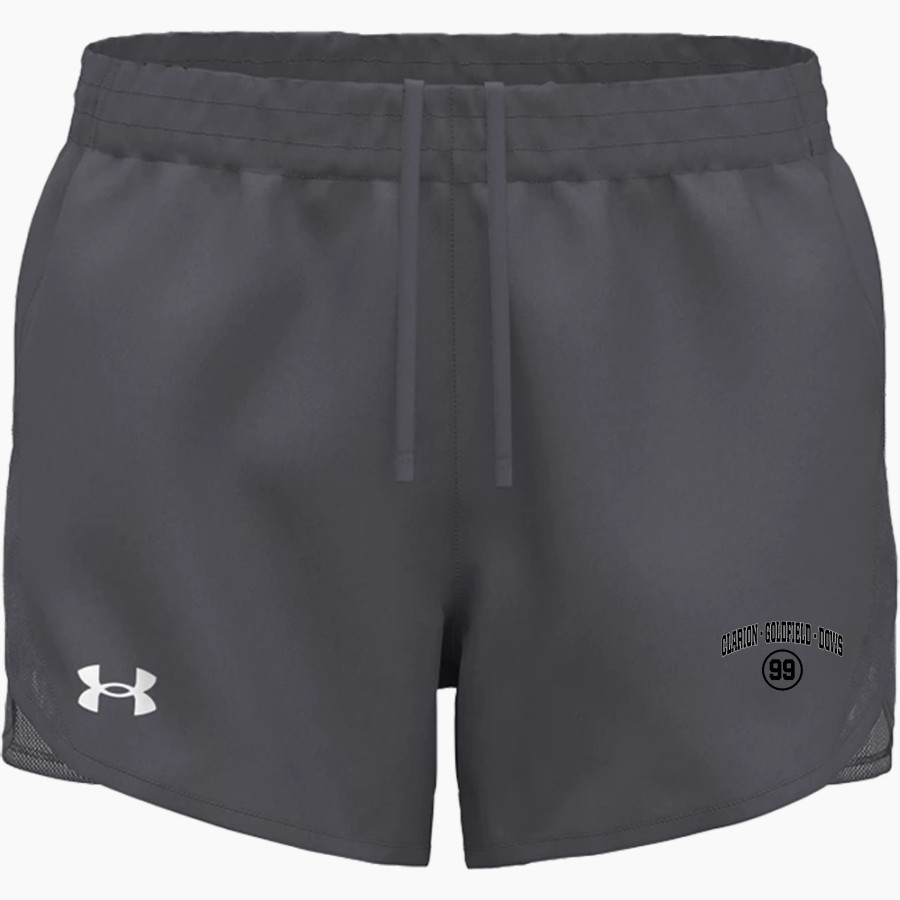 CLARION-GOLDFIELD-DOWS HIGH SCHOOL COWBOYS <span class="pdp-name-mascot">CLARION - GOLDFIELD COWBOYS</span> UA Women's Fly By Unlined Short