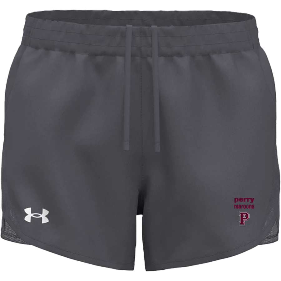 PERRY HIGH SCHOOL MAROONS <span class="pdp-name-mascot">PERRY MAROONS</span> UA Women's Fly By Unlined Short