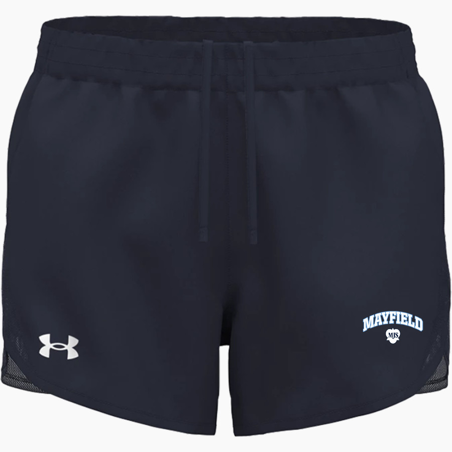 Mayfield Junior School Mustangs Online Store UA Women's Fly By Unlined Short