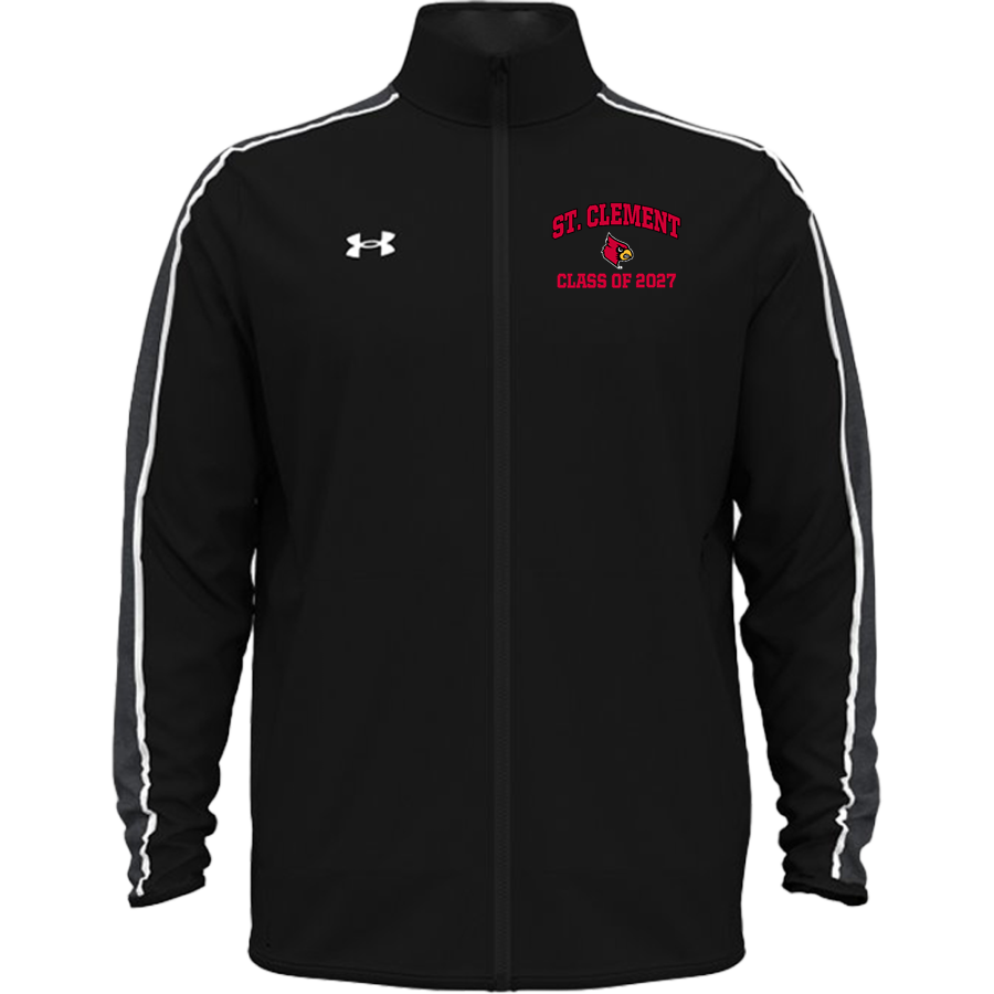 St. Clement Cardinals <span class="pdp-name-mascot">St. Clement School Cardinals</span> UA Men's Command Warm-Up Full Zip Jacket