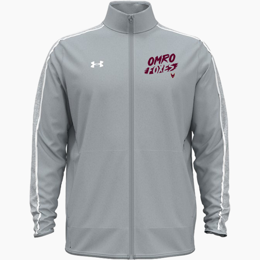Omro School District Sideline Store <span class="pdp-name-mascot">OMRO FOXES</span> UA Men's Command Warm-Up Full Zip Jacket