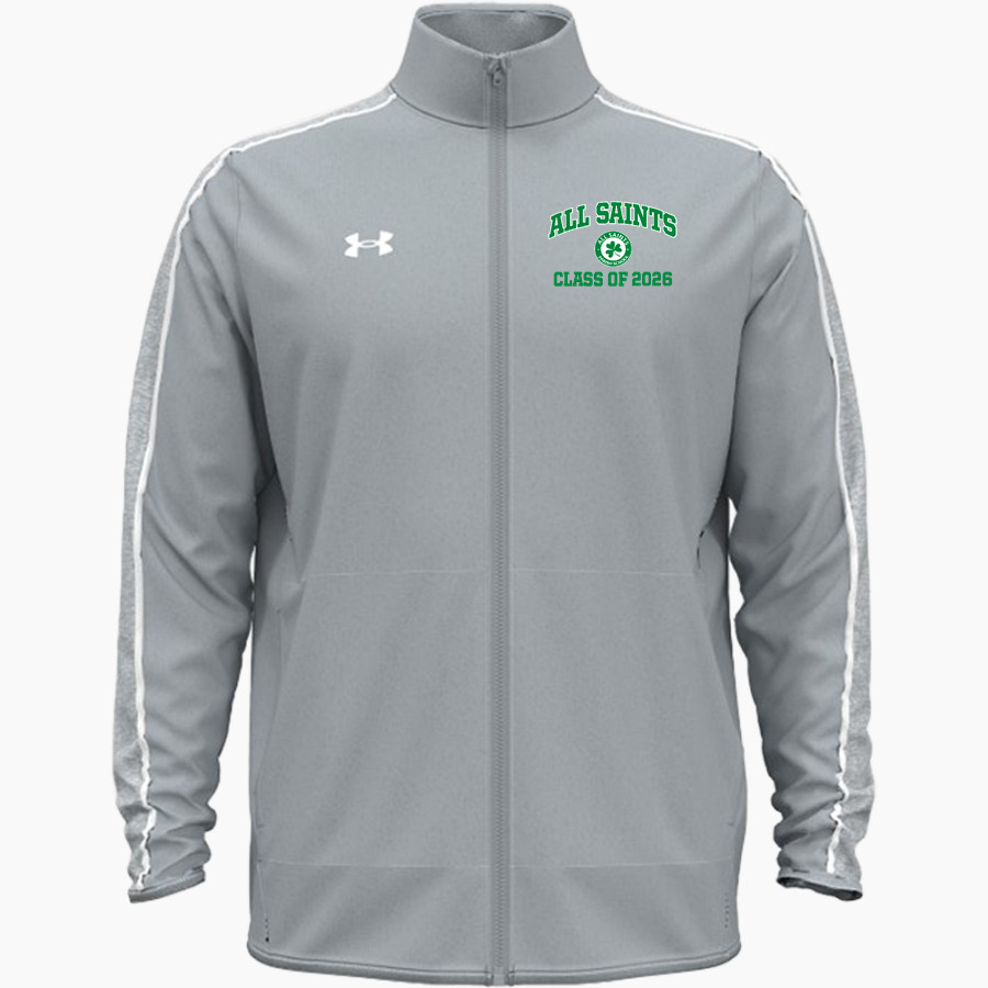 All Saints SHAMROCKS <span class="pdp-name-mascot">All Saints School SHAMROCKS</span> UA Men's Command Warm-Up Full Zip Jacket