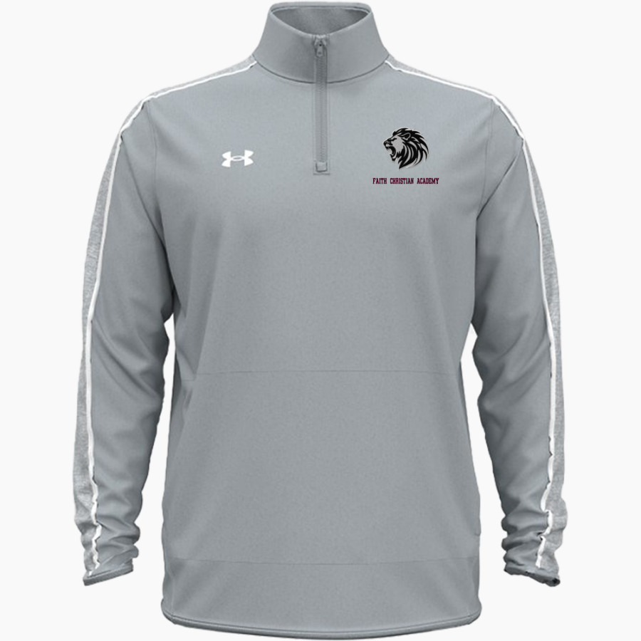 FAITH CHRISTIAN ACADEMY LIONS <span class="pdp-name-mascot">FAITH LIONS</span> UA Men's Command Warm-Up 1/4 Zip Pullover