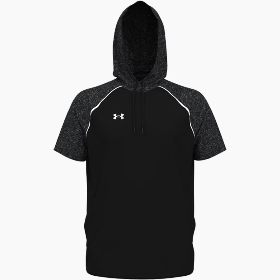 DEER PARK HIGH SCHOOL WILDCATS <span class="pdp-name-mascot">DEER PARK WILDCATS</span> UA Men's Command Warm-Up Short Sleeve Hoodie