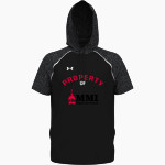 MMI PREPARATORY SCHOOL PREPPERS <span class="pdp-name-mascot">MMI PREPARATORY PREPPERS</span> UA Men's Command Warm-Up Short Sleeve Hoodie Front Thumbnail
