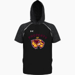 Au Gres-Sims HIGH SCHOOL WOLVERINES <span class="pdp-name-mascot">AU GRES - SIMS WOLVERINES</span> UA Men's Command Warm-Up Short Sleeve Hoodie Front Thumbnail