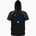Blaine Bengals <span class="pdp-name-mascot">Blaine Bengals</span> UA Men's Command Warm-Up Short Sleeve Hoodie Front Thumbnail