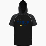 TROUP HIGH SCHOOL TIGERS <span class="pdp-name-mascot">TROUP TIGERS</span> UA Men's Command Warm-Up Short Sleeve Hoodie Front Thumbnail