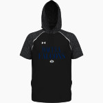 Dacula High School Falcons UA Men's Command Warm-Up Short Sleeve Hoodie Front Thumbnail