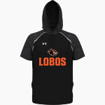 LOS AMIGOS HIGH SCHOOL LOBOS <span class="pdp-name-mascot">LOS AMIGOS LOBOS</span> UA Men's Command Warm-Up Short Sleeve Hoodie Front Thumbnail