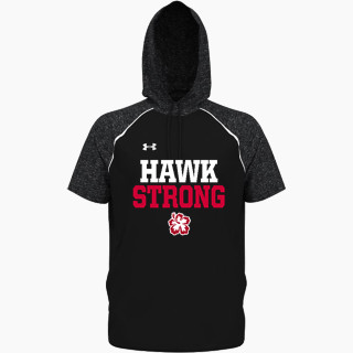 UA Men's Command Warm-Up Short Sleeve Hoodie