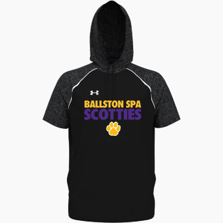 UA Men's Command Warm-Up Short Sleeve Hoodie