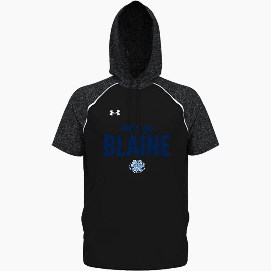 Blaine Bengals <span class="pdp-name-mascot">Blaine Bengals</span> UA Men's Command Warm-Up Short Sleeve Hoodie