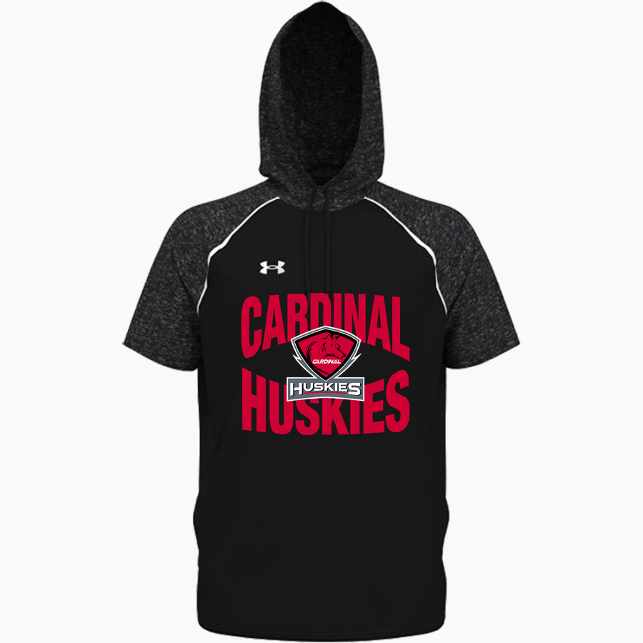 CARDINAL HIGH SCHOOL HUSKIES UA Men's Command Warm-Up Short Sleeve Hoodie